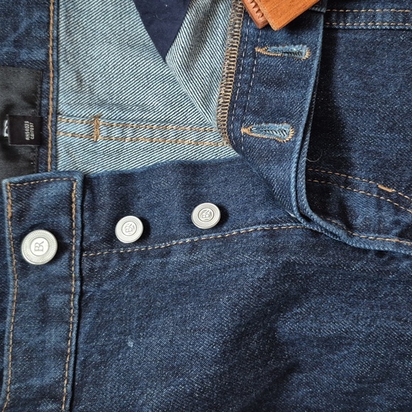 Banana Republic Dark Denim Midi Skirt - Picture 3 of 4